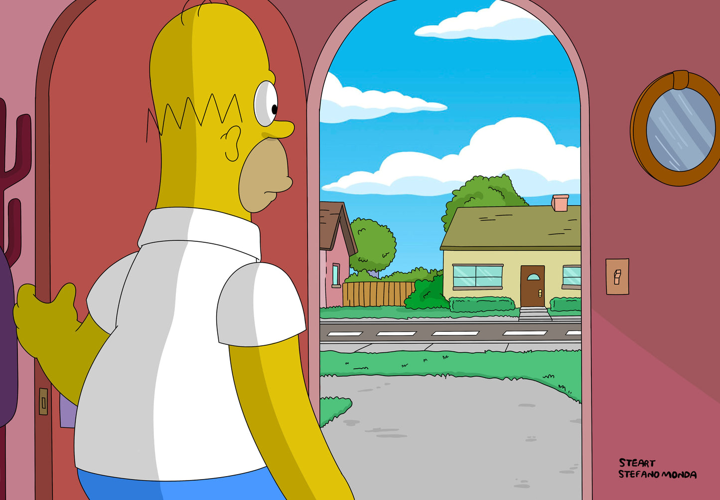 Ritratto Simpsonizzato